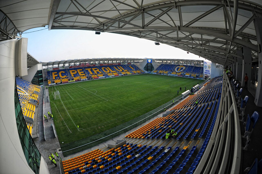 A modern stadium for matches and sporting events